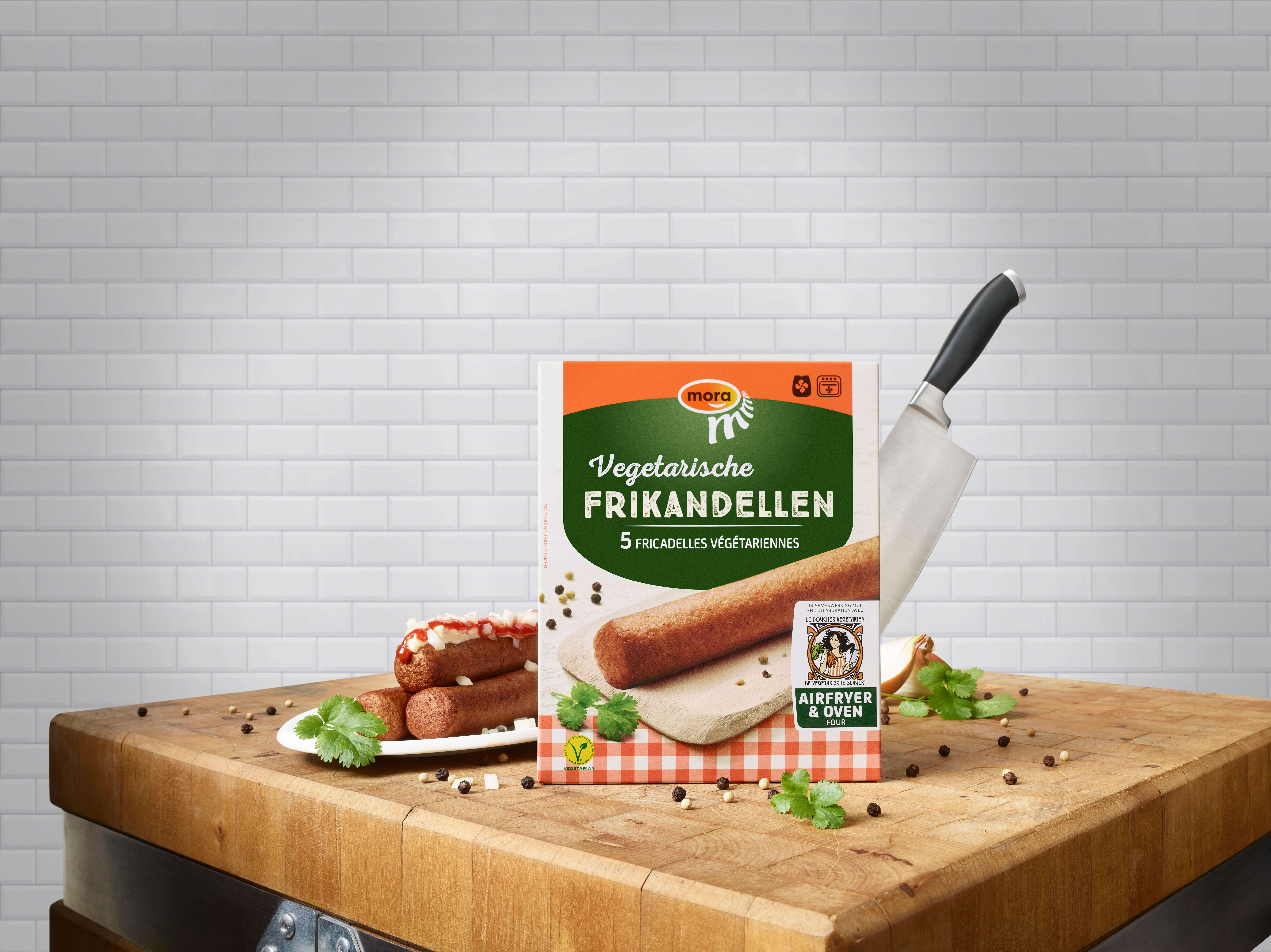 Mora vegetarische frikandel