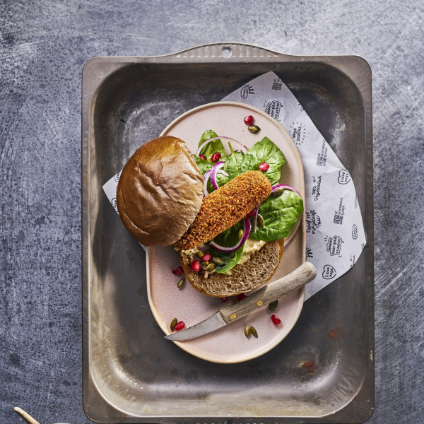 Broodje vegetarische kroket