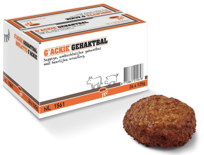 Uit verpakking Gehaktbal G'Ackie®