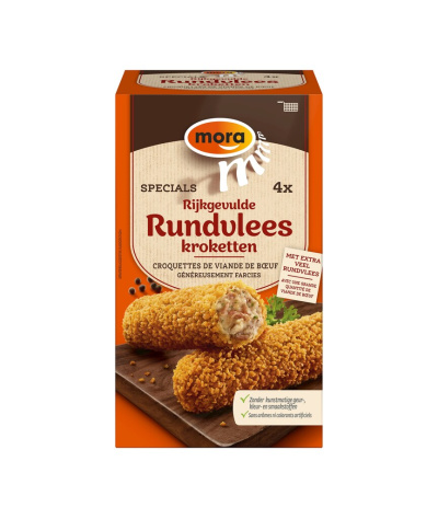 In verpakking Specials Rijkgevulde Rundvlees Kroketten