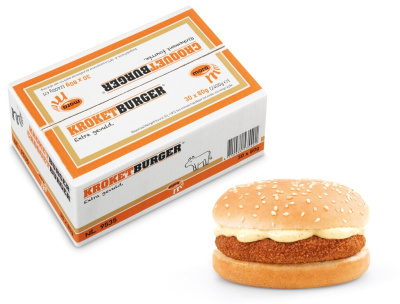 Uit verpakking Kroketburger®