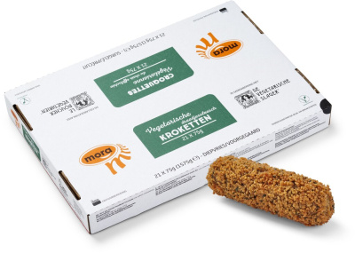 Uit verpakking Vegetarische draadjesvleesch kroketten