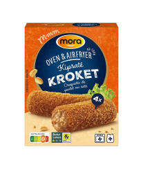 In verpakking Oven & Airfryer Kipsaté kroketten 