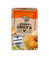 In verpakking Crispy Chick'n Burger
