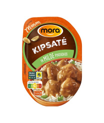 In verpakking Mora Kipsaté in milde pindasaus