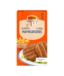 In verpakking Mora Classics Hamburgers