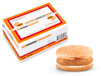 Uit verpakking Kipburger Excellent